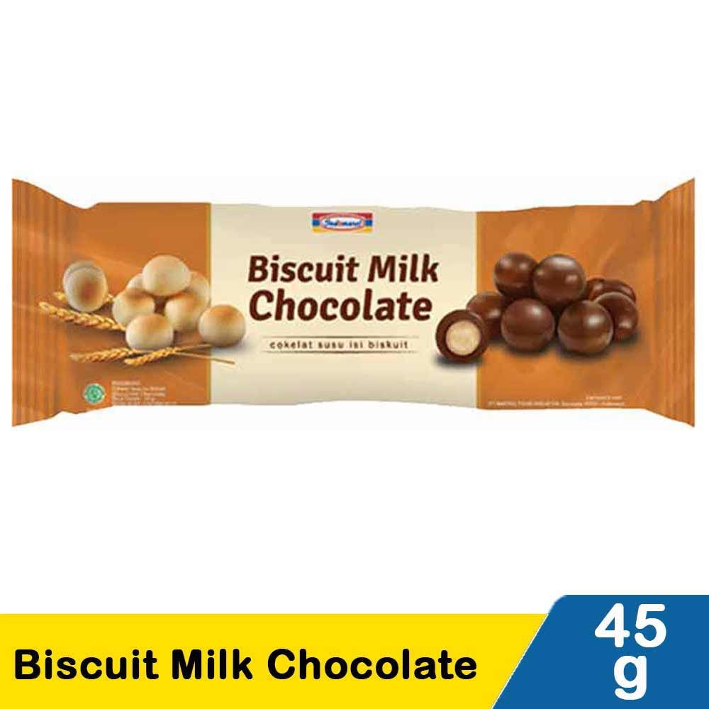 INDOMARET BISCUIT MILK CHOCOLATE  40g