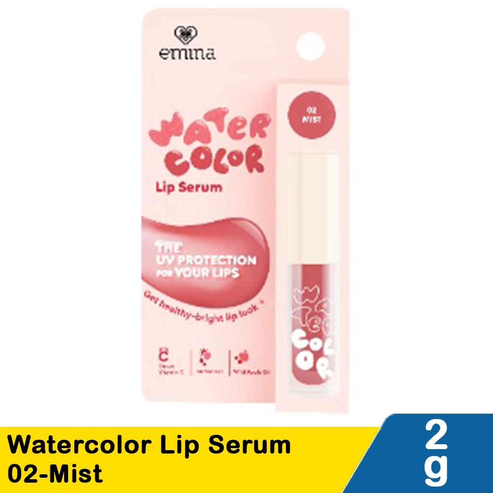 EMINA WATERCOLOR LIP SERUM 02-MIST 2g