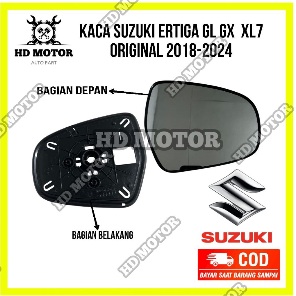 kaca spion all new ertiga gl gx sport XL7 S SCROSS 2018 2019 2020 2021 2022 2023 2024 original kanan