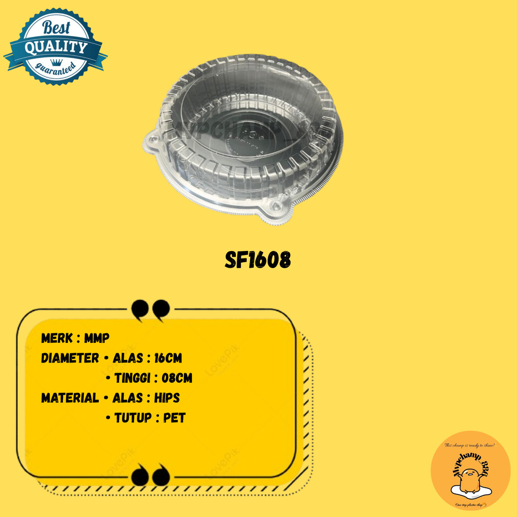 Mika Bolu Sifon 16 cm / Sifon 1608 / Mika Bolu Bulat / Mika Kue Bolu Bulat 16 Cm Tinggi 8 Cm /  Mika