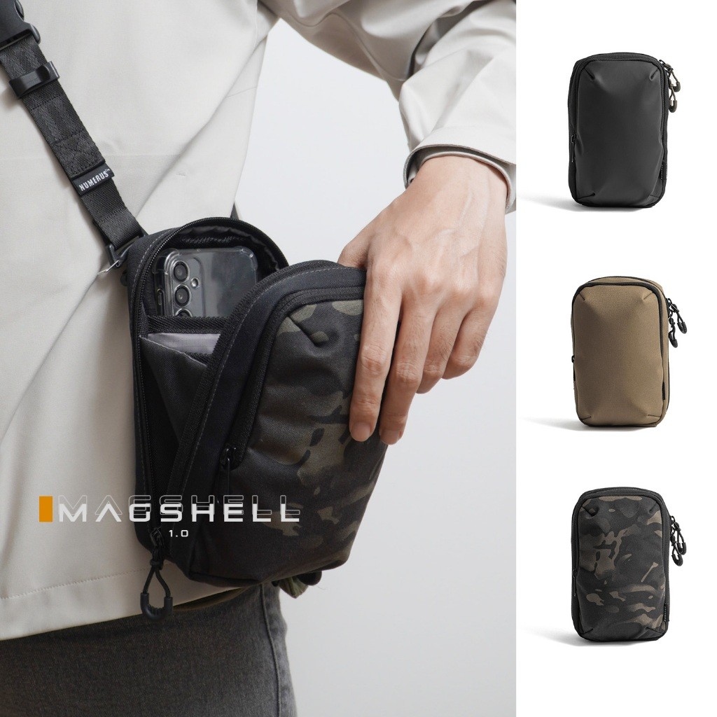 BAGINBRO Numerus Magshell phone travel pouch / tas hp / tas selempang hp gadget