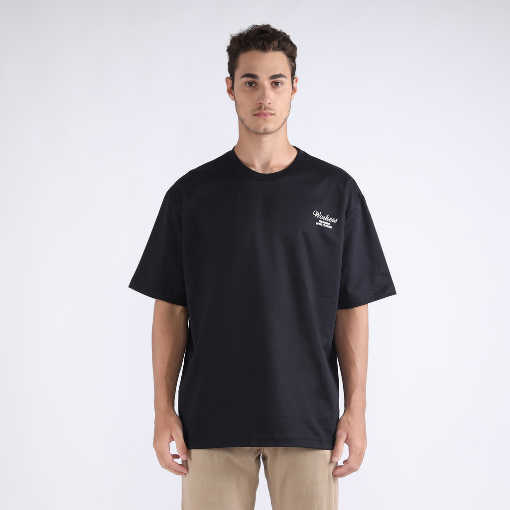 FACILITY - Norton Oversize Graphic Tee - Jet Black
