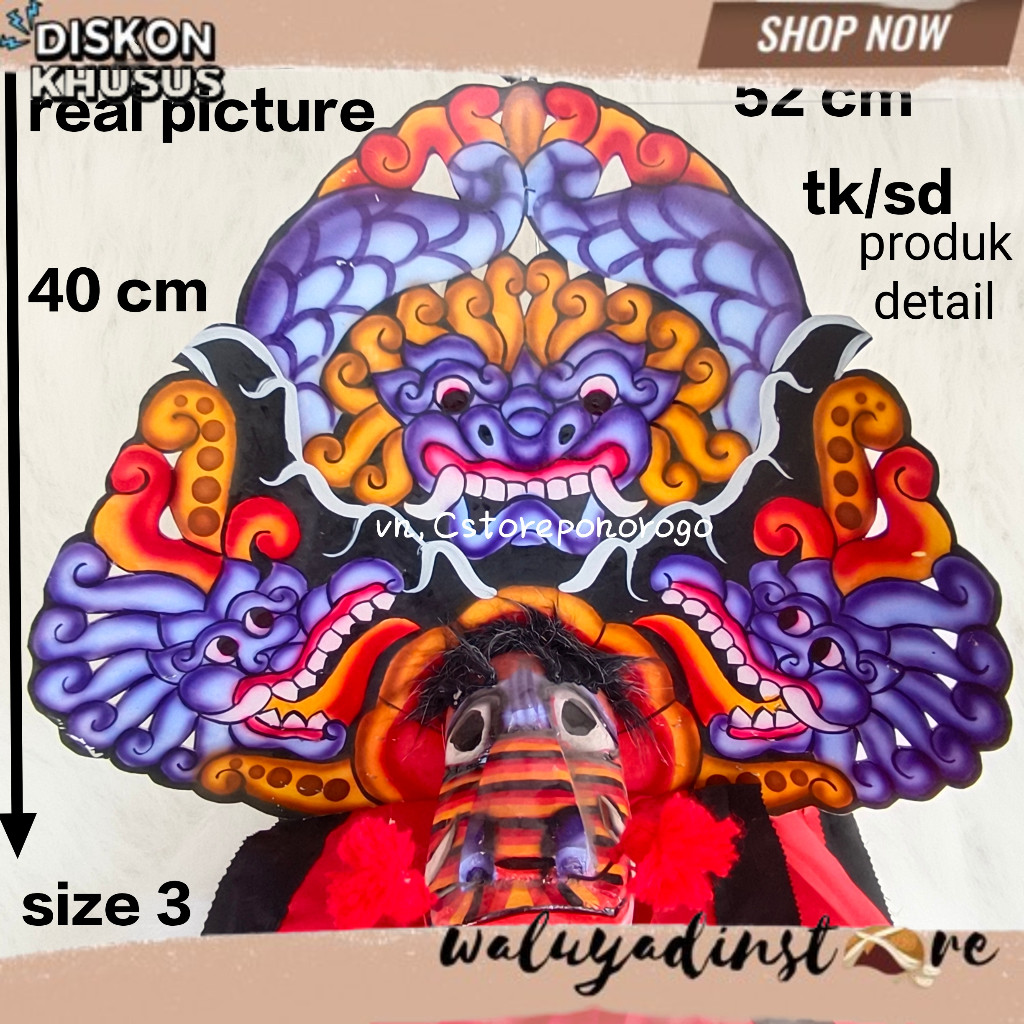 NEW BARONGAN ANAK PRODUK BARU 2023 / barongan mainan / barongan murah / barongan kayu / barongan asl