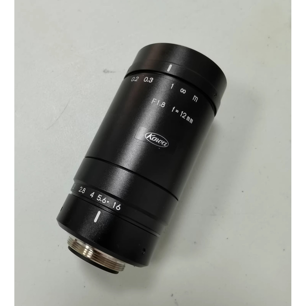 Kowa LM12SC high-resolution industrial lens,1 inch sensor 6MP machine vision lens in good condition