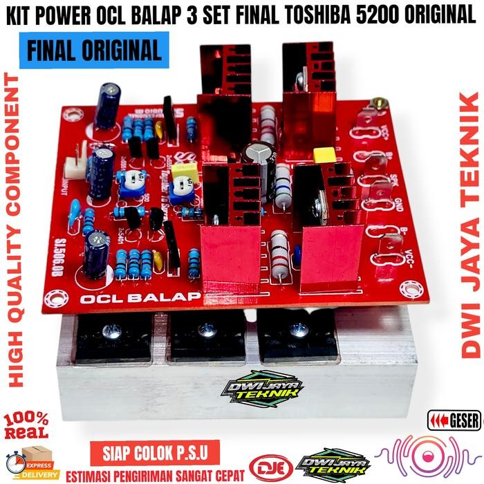 Kit Power OCL BALAP 3 SET Final Toshiba 5200 Original CVJA