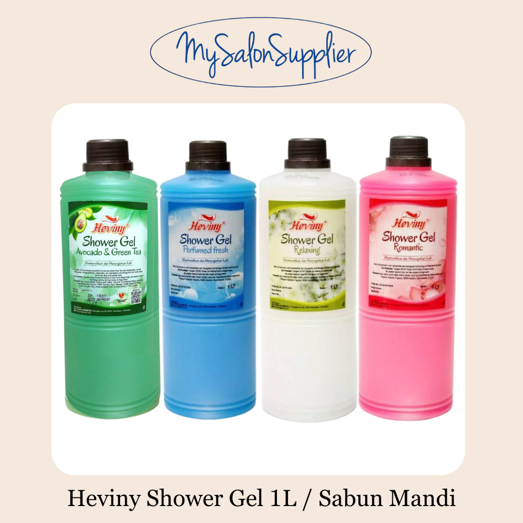 Heviny Shower Gel 1L / Sabun Mandi