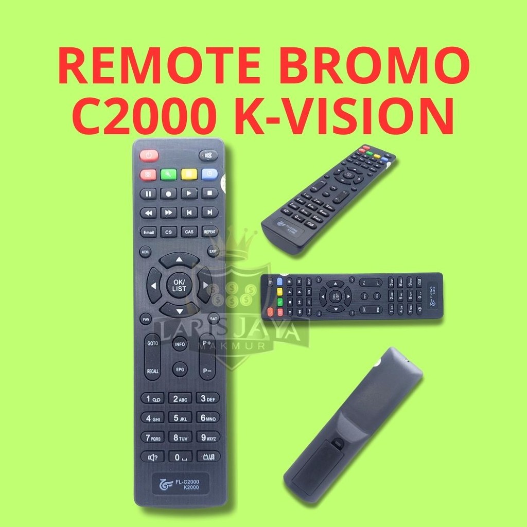 Remote K-Vision C2000 K2000 – Untuk Decoder Bromo Series