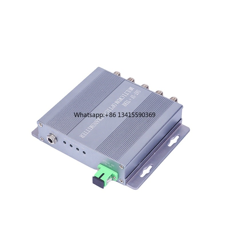 Satellite Optical Transmitter 1550 Optical Transmitter L Band Frequency 4 Tuner DVB Catv Optical Tra