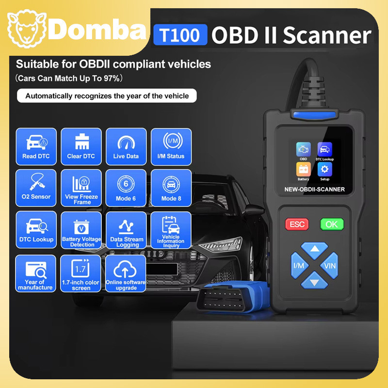 KONNWEI KW850 Scanner OBD2 Universal - Alat Diagnosa Mobil Untuk TOYOTA, HONDA, SUZUKI, NISSAN - Pem