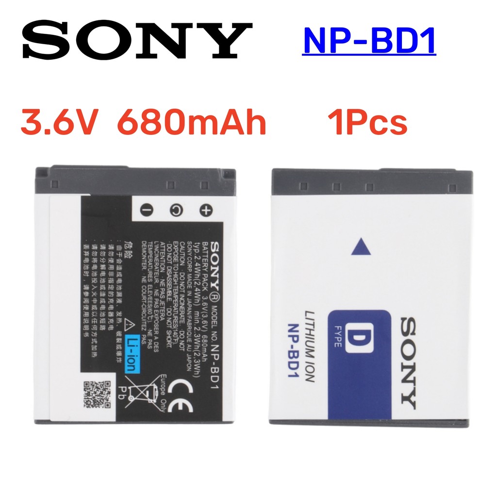 Original NP-BD1 NP BD1 NPBD1  Battery for Sony Cybershot DSC-T2 DSC-G3 DSC-T70 DSC-T75 DSC-T77 DSC-T