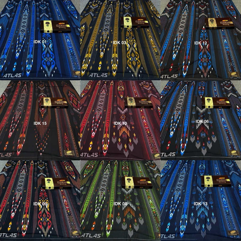 sarung atlas idaman harmoni|atlas serasi|motif BHS|terbaru