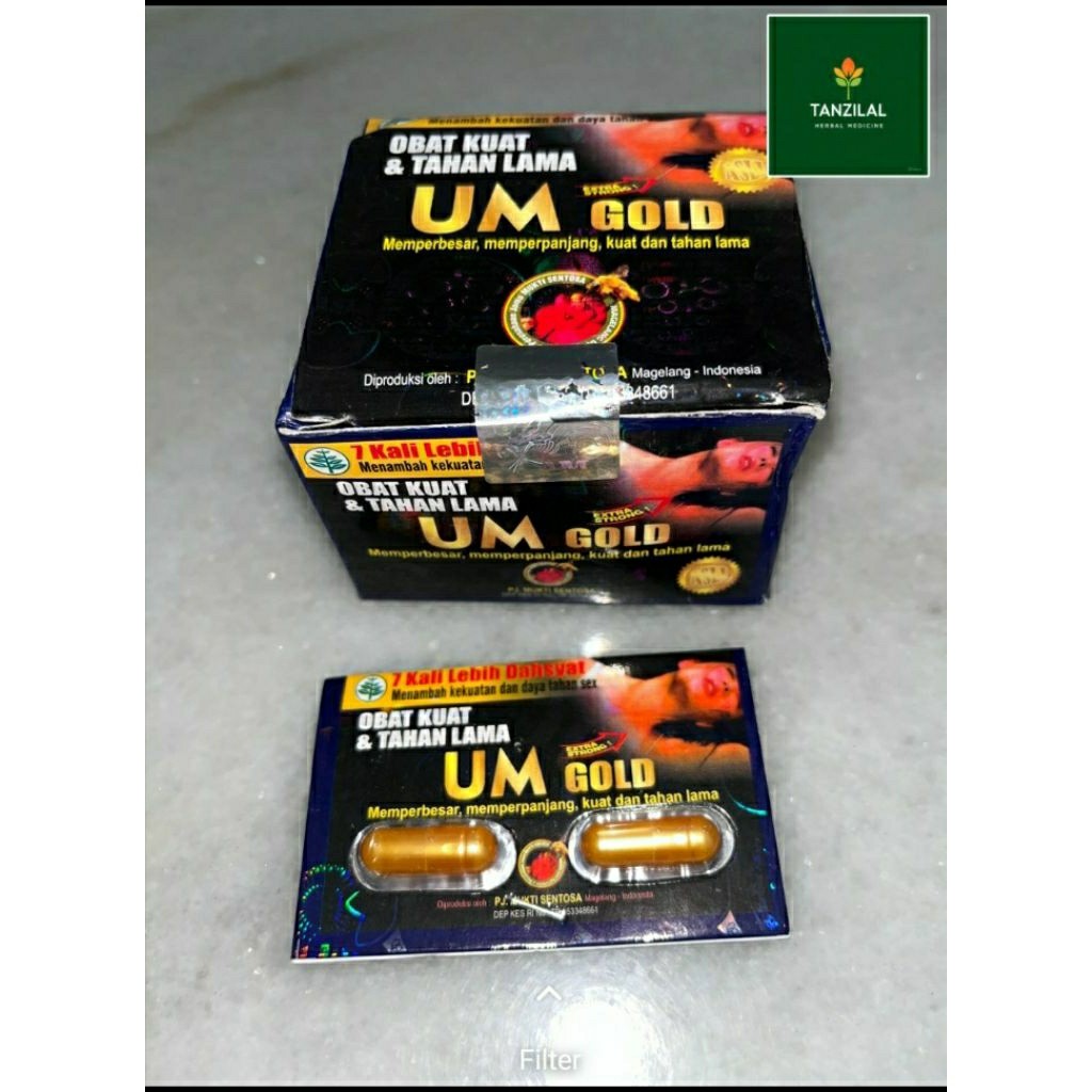 URAT MADU GOLD KAPSUL BLISTER ORIGINAL 100% Isi 10 Saset Box