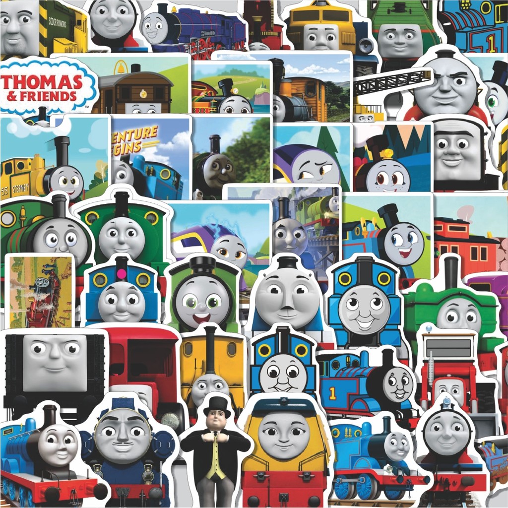 Stiker Cutting Pack Stiker Thomas V1 Isi 100Pcs Series Aesthetic Lucu Keren Untuk Koper Bahan Vynil