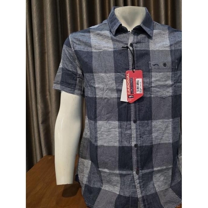 ( PROMO )KEMEJA PRIA CARDINAL CASUAL ORIGINAL - CARDINAL 1, M