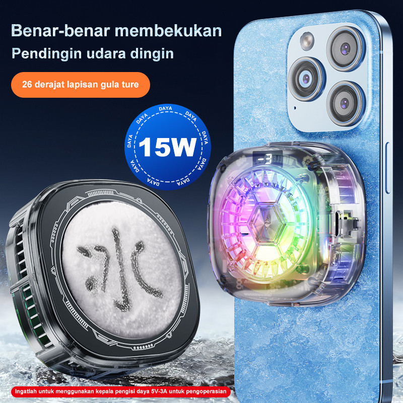 Pendingin Hp Gaming X122APro Kipas Pendingin Mobil Portabel Kipas Pendingin untuk Game