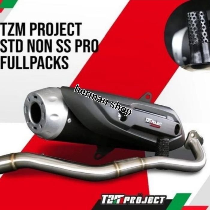 Knalpot tzm vario 125 new / knalpot racing tzm project vario 125 new