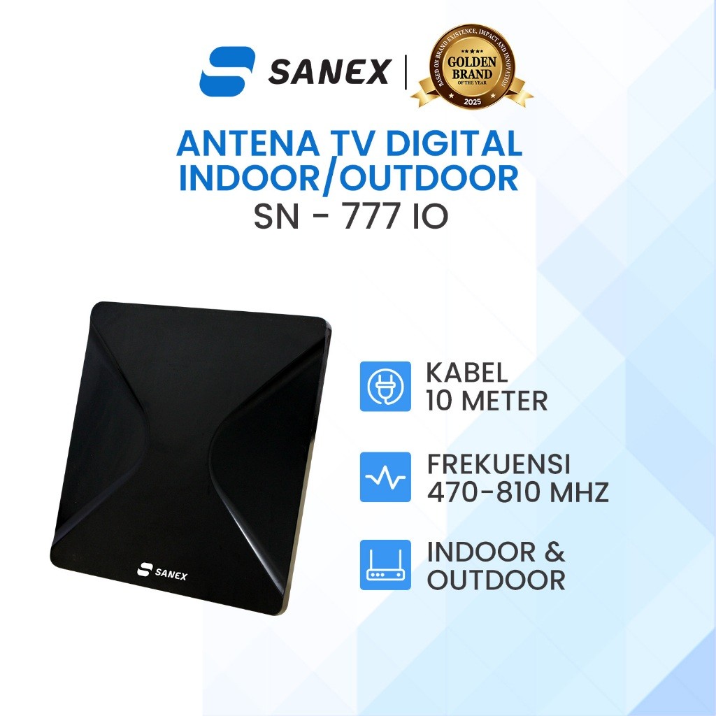 SANEX Antena TV Digital Indoor Outdoor SN-777 IO