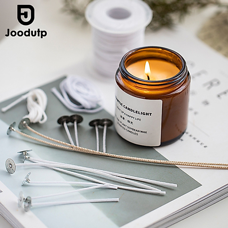 JOODUTP 10/15cm Sumbu Lilin Katun Anyam Import / Sumbu Lilin Aromaterapi Import / Sumbu Lilin Plus D