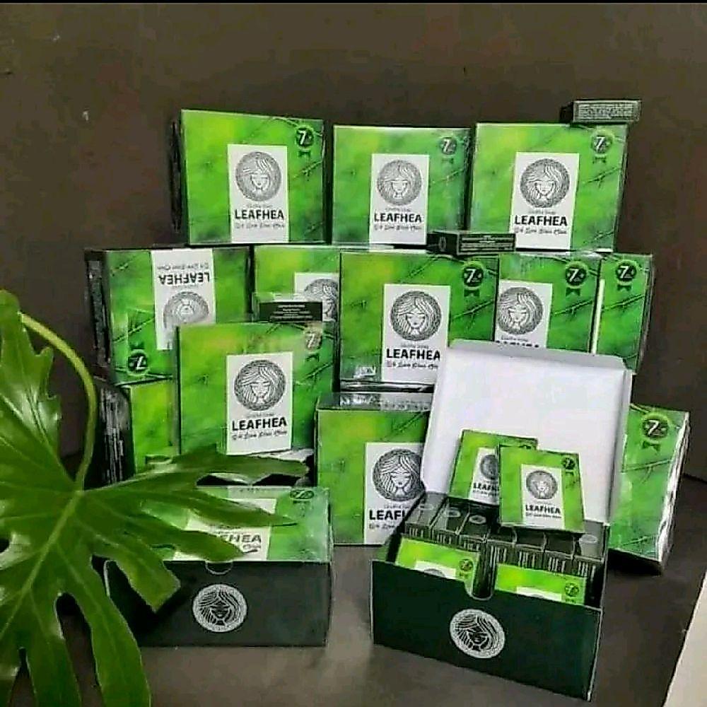 [1 BOX] ISI 16-PCS SABUN LEAFHEA GLUTHA N SOAP ORIGINAL BPOM Membersihkan Wajah