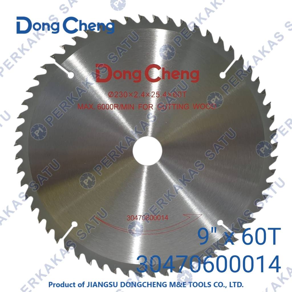 MATA CIRCULAR SAW BLADE 9" X 60T DONGCHENG TCT SAW BLADE WOOD ATB 9 INCH INCI POTONG KAYU