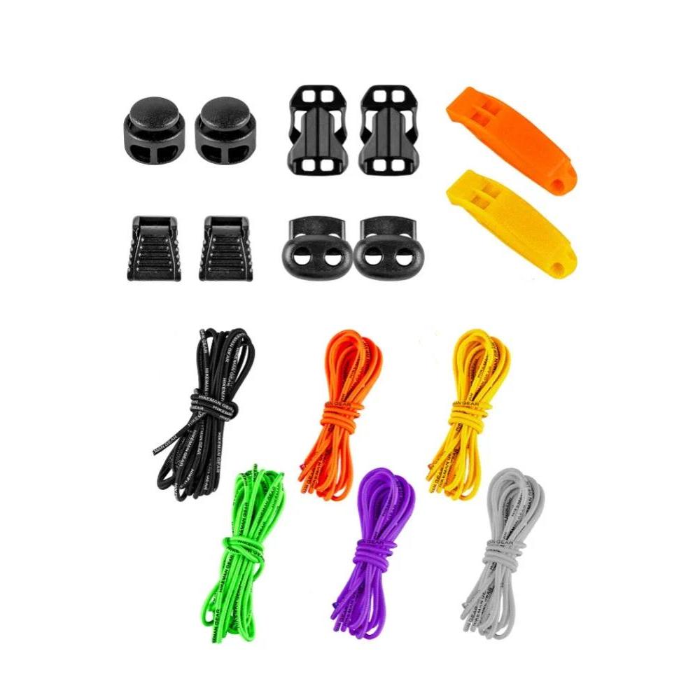Bungee Cord Straps with Buckles – Shock Cord Kit for Backpack Hiking Camping Outdoor Gear