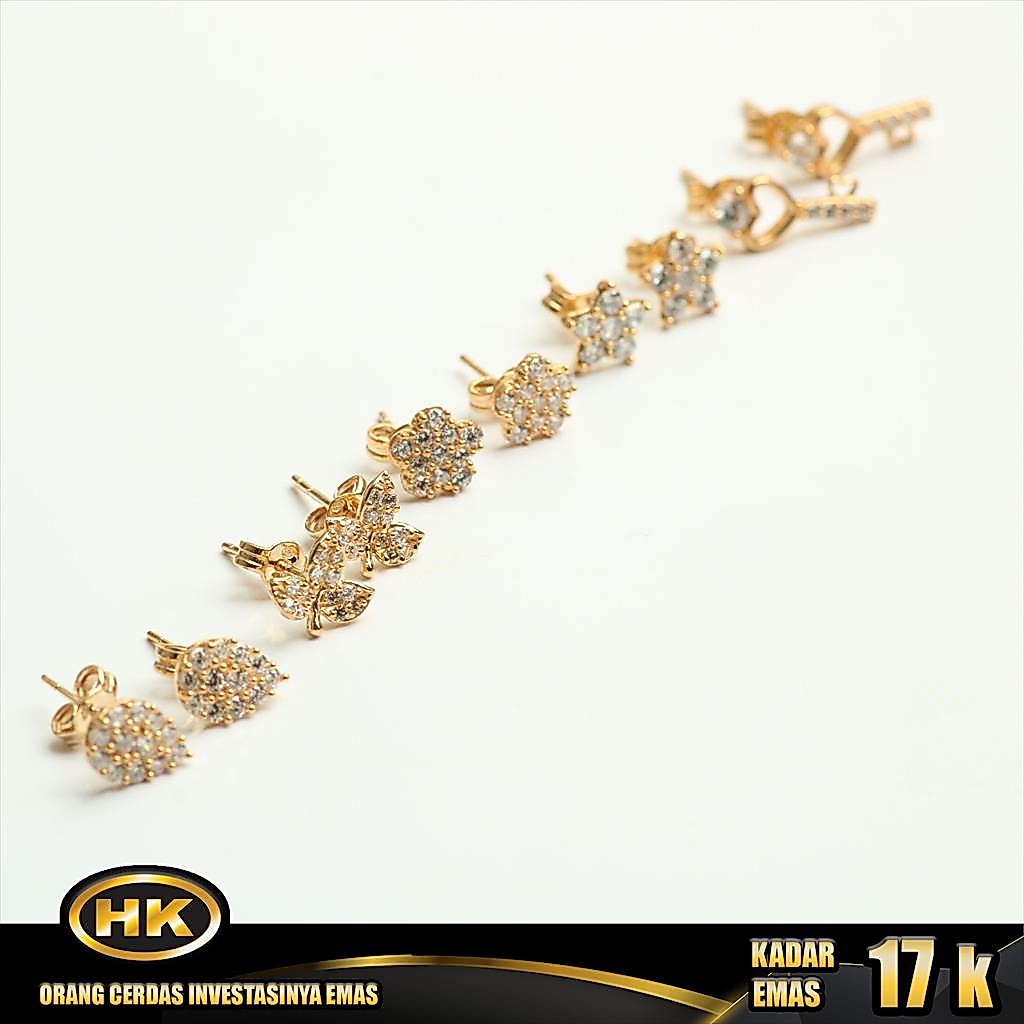 HK Mustika Gold - Giwang Emas 17K - Type 57