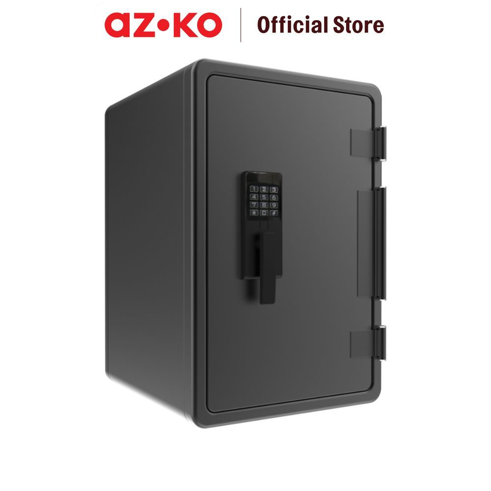 AZKO Krisbow griffin Brankas Tahan Api 245reik - Hitam Fire Safe Brangkas Safety Box Tempat Barang B