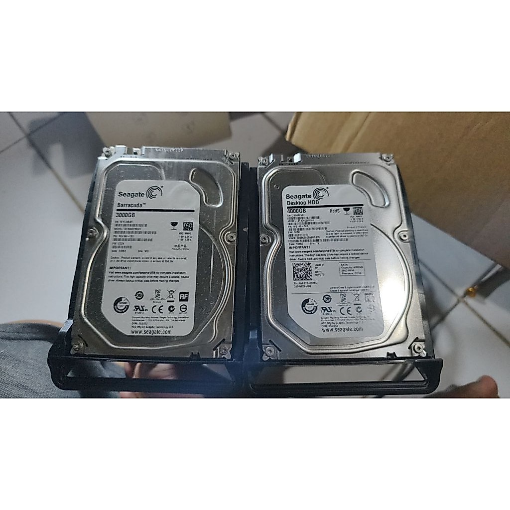 HDD External/Internal 1TB Seagate SATA, 2TB WD Red SATA, 3TB Seagate Barracuda, 4TB Seagate SATA Bek