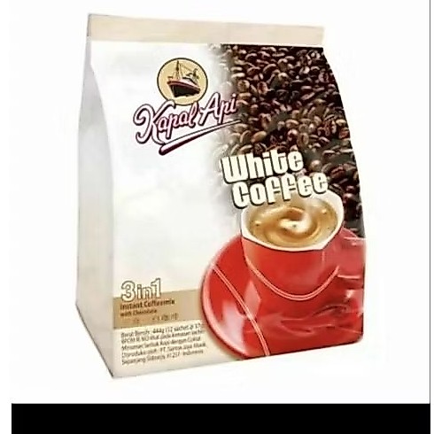 Kapal Api white coffee 12 x 37 gr