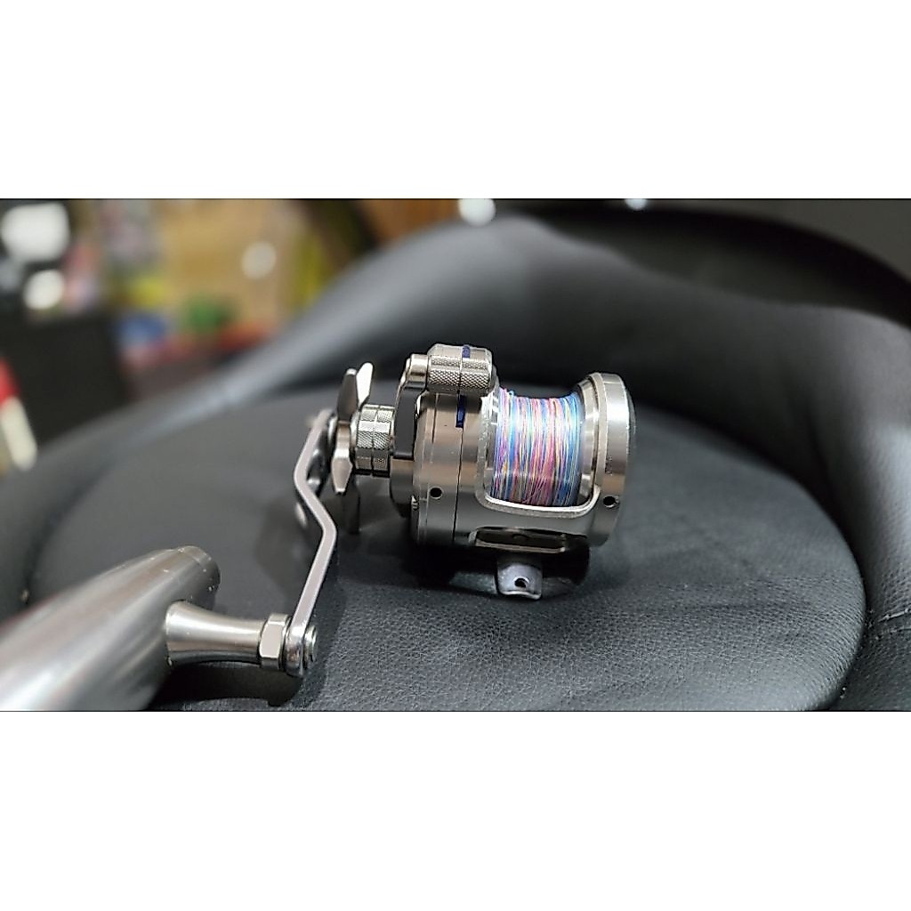 reel Daiwa saltiga 15HL-SJ handle kiri batangan