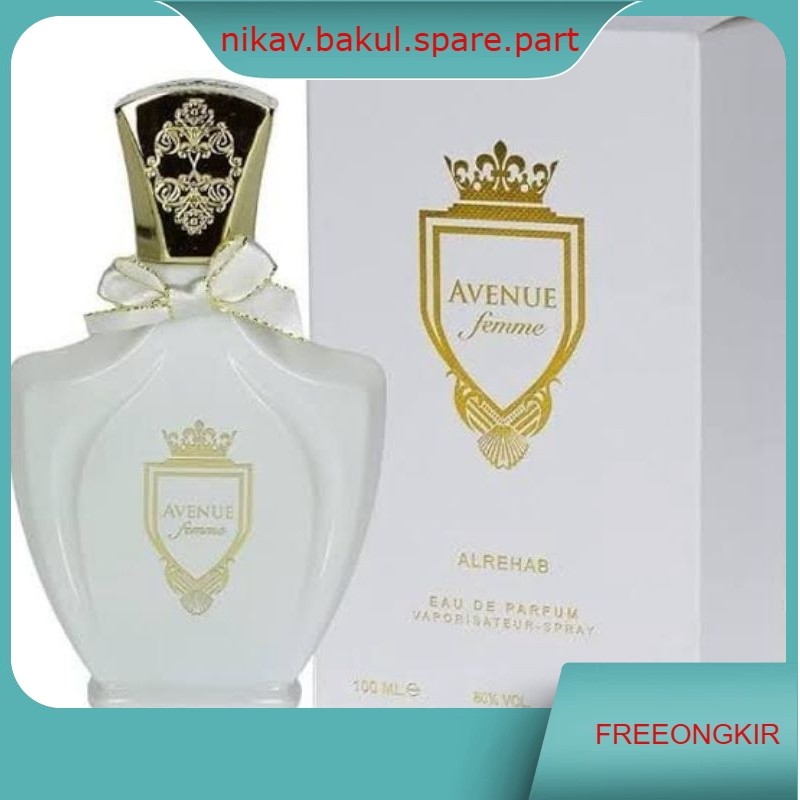 Avenue Femme By Al Rehab Edp 100ml Parfum Jasmine Amber