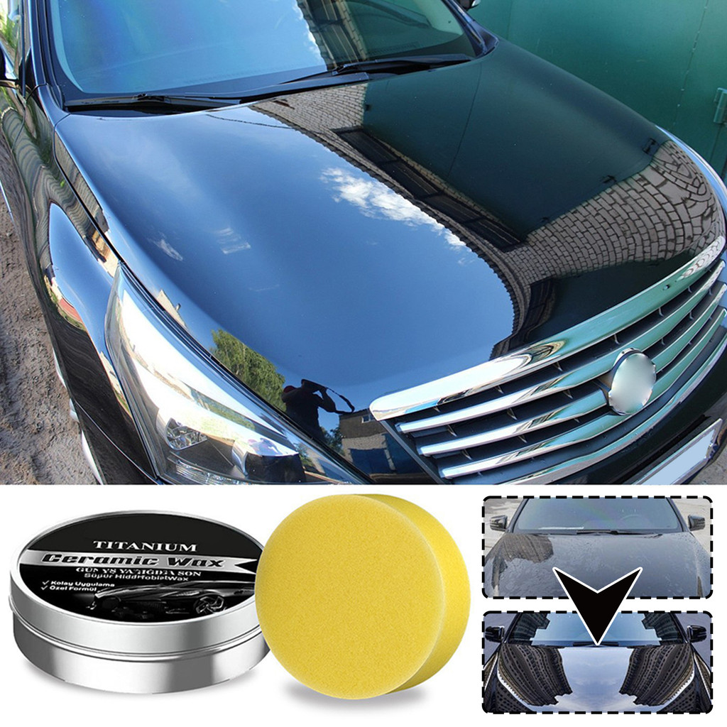 Car Scratch Repair Wax Titaniums Ceramic Wax Cream Professional Car Wax Coating Agents Quick Carwash