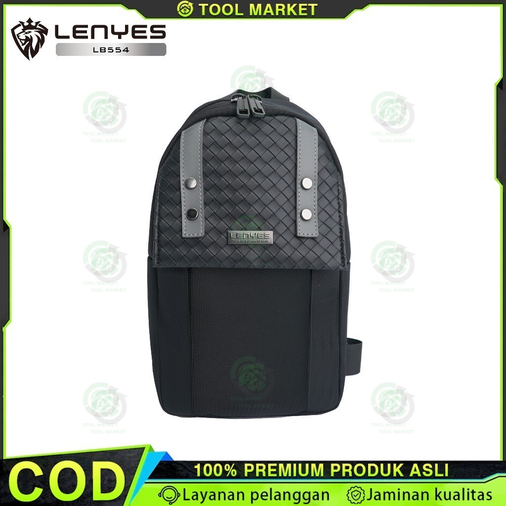LENYES LB554 Osoce Tas bahu, Slingbag, Tas Waterproof, Tas Selempang Pria/Wanita, Tas Anti Air, Tas 