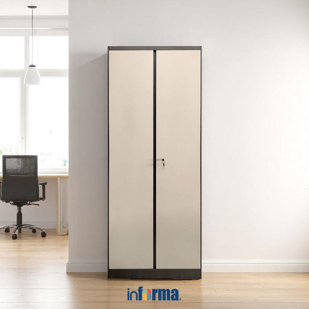 Informa Berca Lemari Arsip Dengan 2 Pintu - Cokelat File Cabinet Kabinet Tempat Dokumen Arsip Berkas
