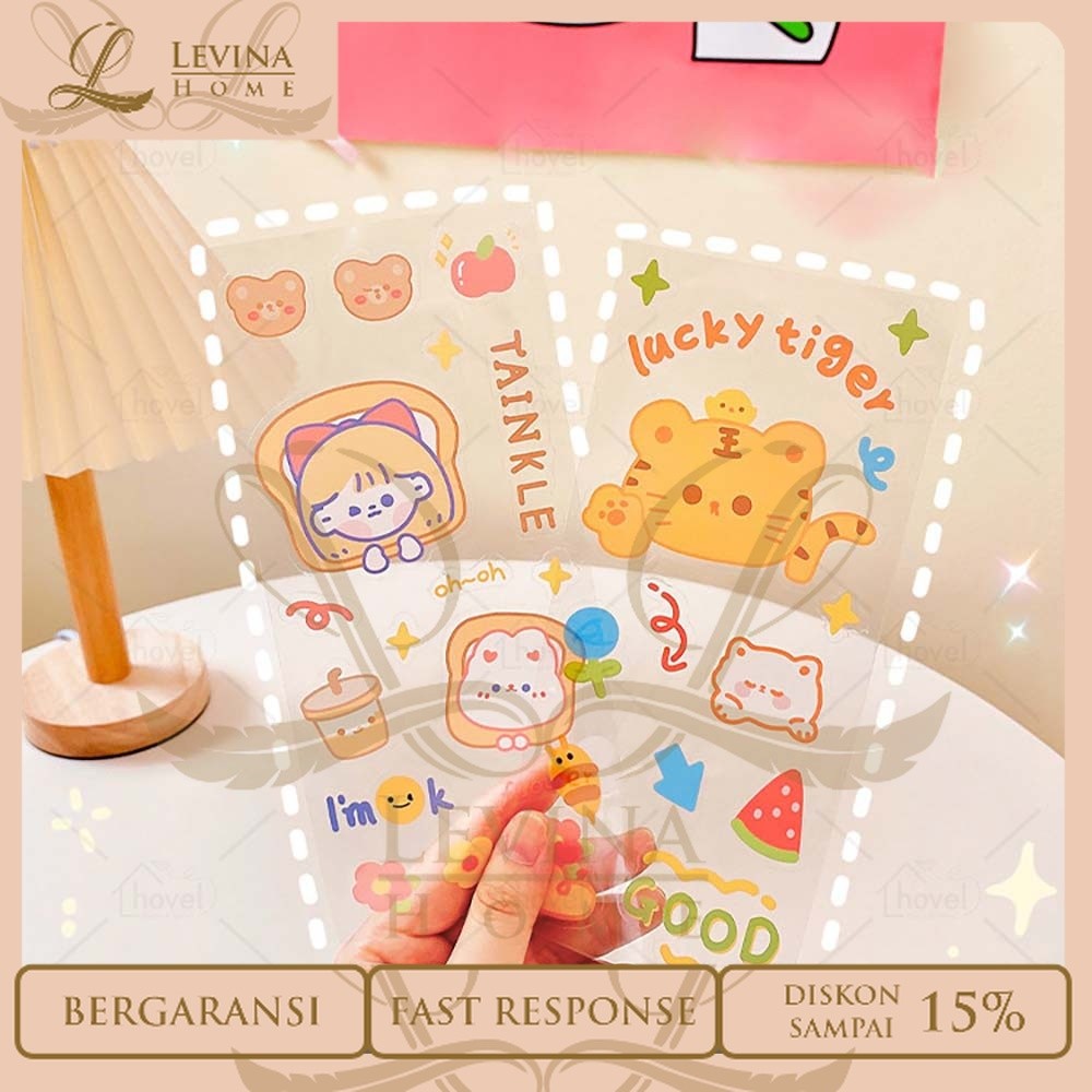 

Sticker Set Cartoon Diary Book Decoration Beruang Kelinci Kucing Cute Aesthetic Tumblr – Levina Home