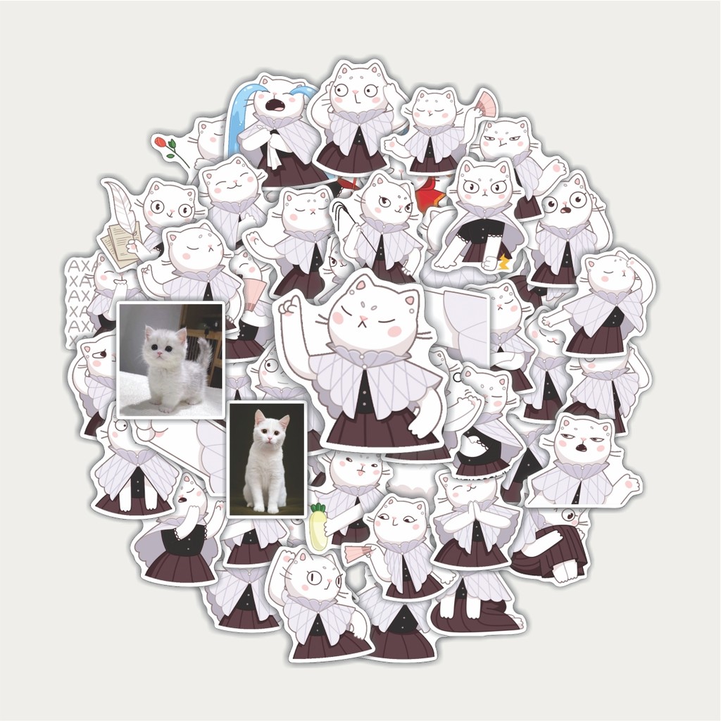 

Sticker Pack Stiker Animal Cute Kucing Branchata | Sticker TUMBLR | Stiker LAPTOP KOPER HELMP