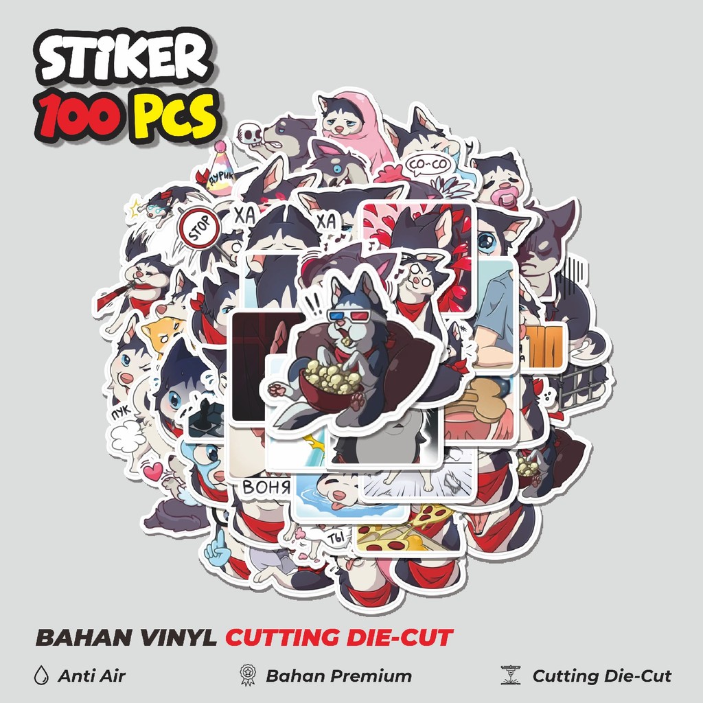

Terbaru! 50 pcs Stiker Funny Karakter Luck The Husk Dekorasi Lucu Kreatif untuk Notebook, Skateboard, HP