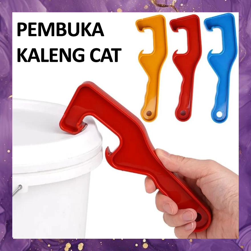 (SBA) Alat Pembuka Kaleng Cat Pembuka Tutup Galon Kaleng Pelapis Anti Bocor Serbaguna Pembuka Tong C
