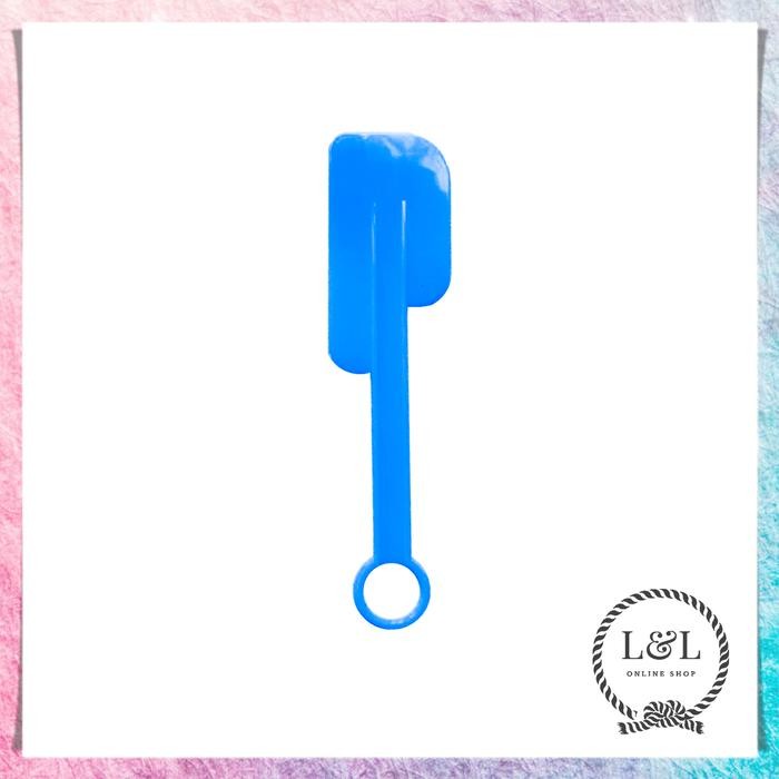 

Sendok Spatula Pengaduk Adonan Kue Alat Dapur Serbaguna Spatula Plastik Colekan Sambel - Biru