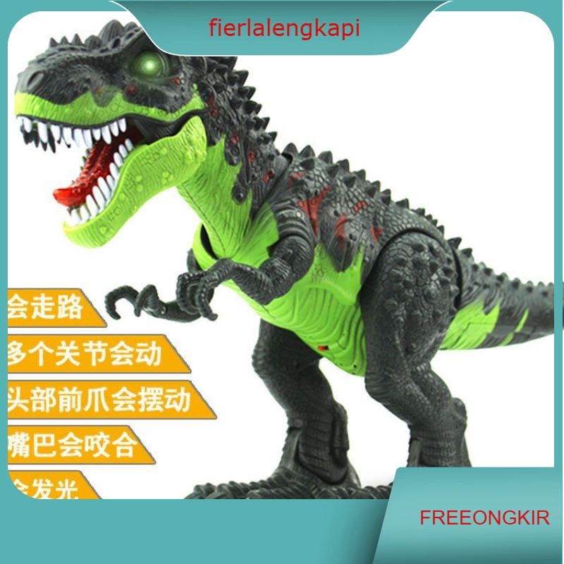 Mainan DINOSAURUS TELUR robot Dino trex bertelur bergerak bersuara lampu proyektor koleksi