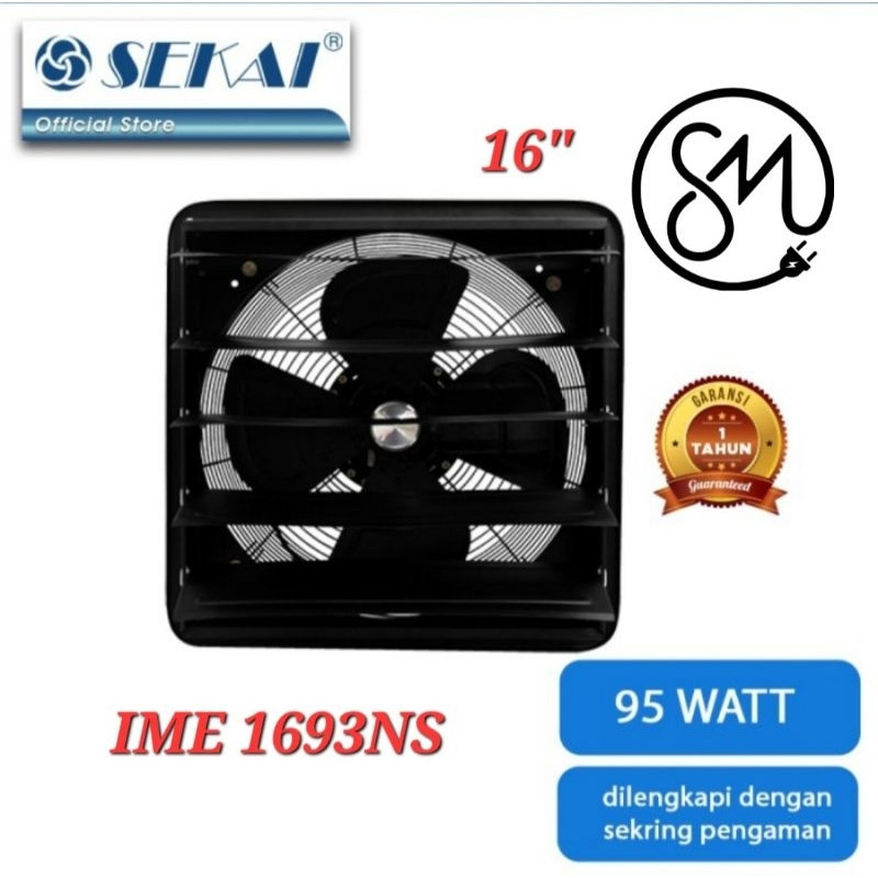 SEKAI INDUSTRIAL EXHAUST FAN 16 INCH IME 1693NS