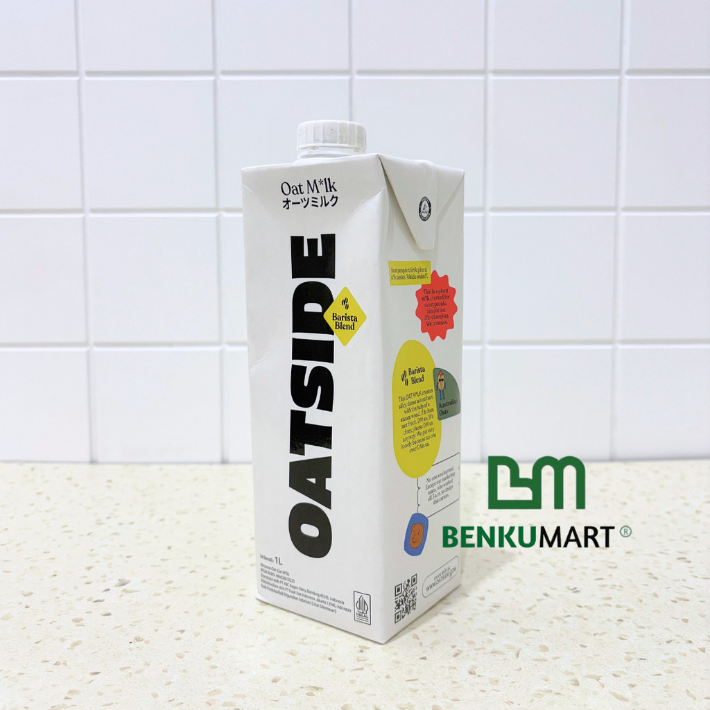 

Oatside Barista Oat Milk 1L | Susu Oat Gandum Lactose & Dairy Free
