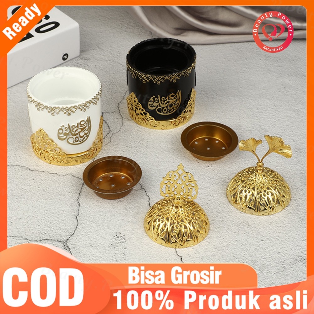 Tempat Bakar Dupa mabkharah Keramik Arab Kaligrafi Dekorasi Rumah