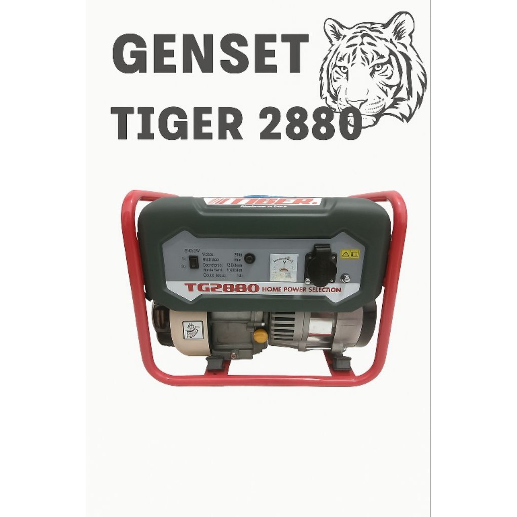 GENSET 2880 TIGER/GENERATOR 2880 TIGER/GENSET 1000 WATT TIGER MURAH
