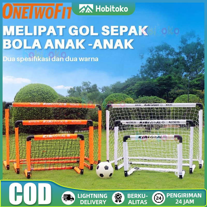 Gawang sepak bola untuk anak-anak Mainan Sepak Bola untuk Anak-anak Set Gawang Sepak Bola Lipat Port