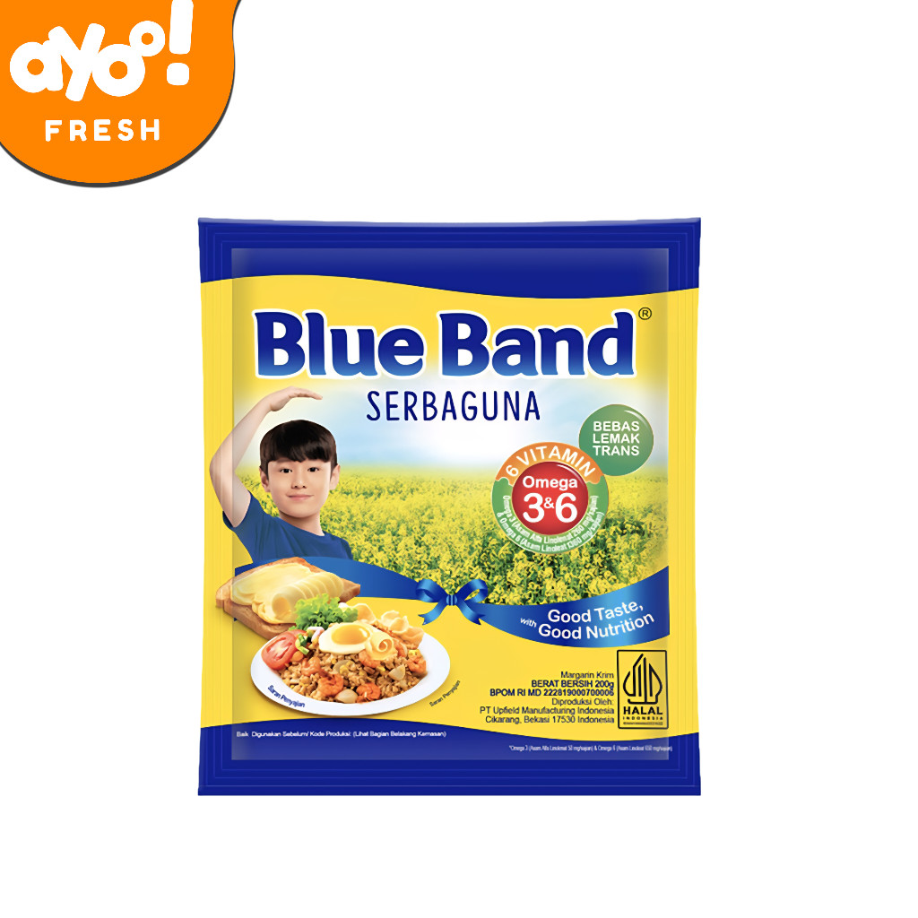 

Blue Band Margarine Serbaguna 200 g Pack