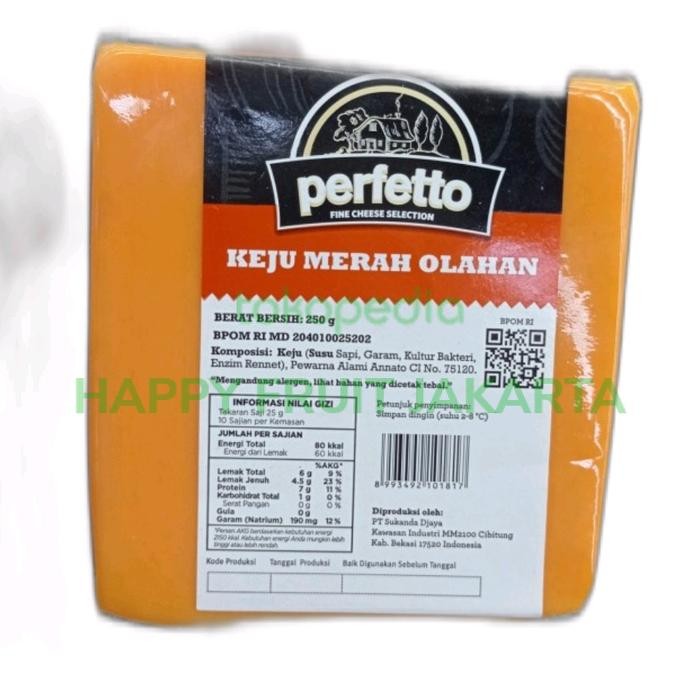 

Perfetto Cheese keju merah olahan / pics