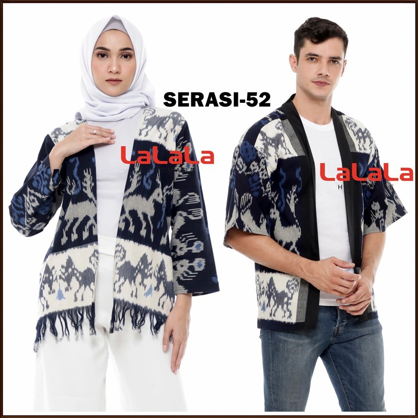 Outer Baju tenun Atasan Etnik motif toraja papua lombok jepara bali dayak kalimantan sumatera