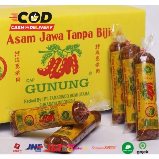 Asem Jawa Tanpa Biji Cap Gunung / Asam jawa Tanpa Biji Cap Gunung 150gr / Asam Jawa / Asem Madura