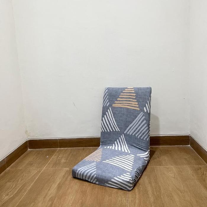 sarung kursi lipat lesehan / cover kursi lantai - geometris, size M by Fusion part
